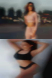 Black old naked woman covered WI in snow
